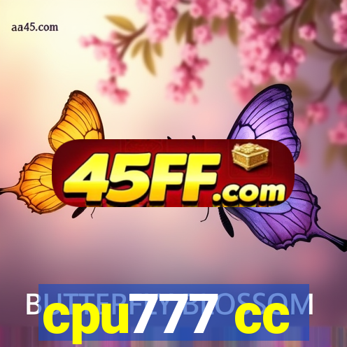 cpu777 cc